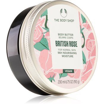 The Body Shop Body Butter Brirish Rose unt pentru corp cu aromă de trandafiri