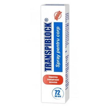 Transpiblock Spray pentru Corp - Zdrovit, 100 ml