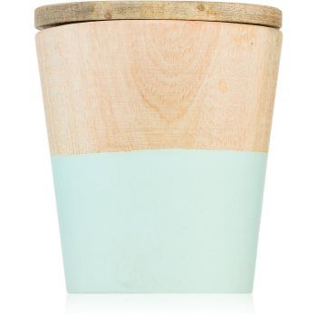 Wax Design Wood Candle Green Tea lumânare parfumată