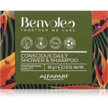 Alfaparf Milano Benvoleo Daily șampon organic solid 3 in 1