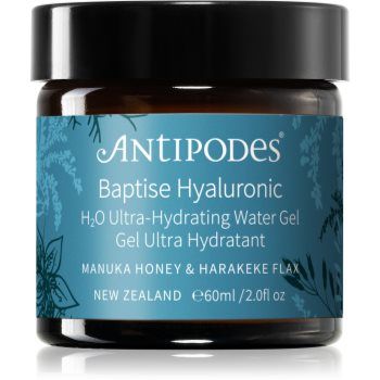 Antipodes Baptise H₂O Ultra-Hydrating Water Gel crema gel hidratanta cu textura usoara faciale