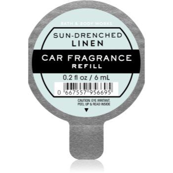 Bath & Body Works Sundrenched Linen parfum pentru masina rezervă