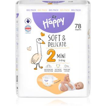 Bella Baby Happy Soft&Delicate Size 2 Mini scutece de unică folosință
