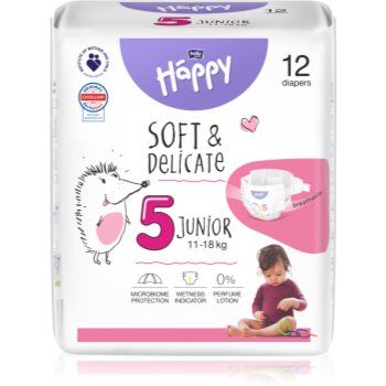 Bella Baby Happy Soft&Delicate Size 5 Junior scutece de unică folosință