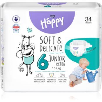 Bella Baby Happy Soft&Delicate Size 6 Junior Extra scutece de unică folosință