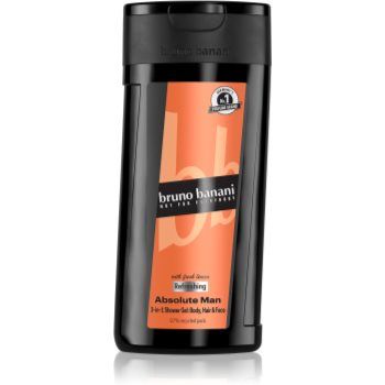 Bruno Banani Absolute Man gel de dus revigorant 3 in 1