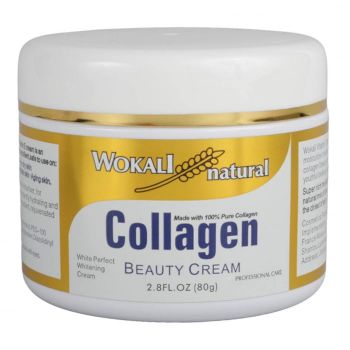 Crema de infrumusetare cu 100% Colagen Pur, efect anti-rid, Wokali Natural, Professional Care, 80 g ieftina