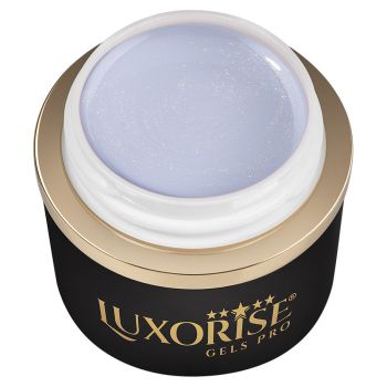 Gel UV Constructie Unghii RevoFlex LUXORISE 15ml, Perlized Blue la reducere