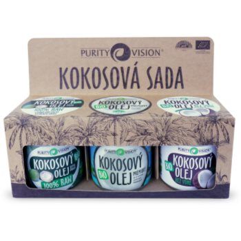 Purity Vision Coconut Set set cadou (cu ulei de cocos) de firma original