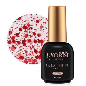 Top Coat LUXORISE - Eclat Shine, Ruby 10ml