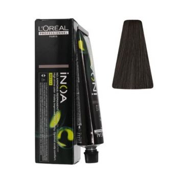 Vopsea de Par Demi-permanenta L'Oreal Professionnel Inoa 1 Black, 60 ml ieftina