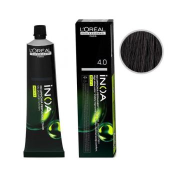 Vopsea de Par Demi-permanenta L'Oreal Professionnel Inoa 4.0 Deep Brown, 60 ml de firma originala