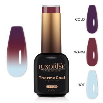 Oja Semipermanenta Termica 3 Culori LUXORISE ThermoCool - Happy Hippy 10ml Oja Semipermanenta Termica 3 Culori LUXORISE ThermoCool - Happy Hippy 10ml