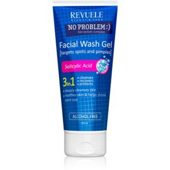 Revuele No Problem Salicylic Acid gel matifiant de curatare cu acid salicilic