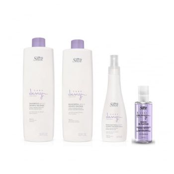 Set MARE - SIMPLY BLOND Shot - intretinere PAR BLOND (sampon 1L + masca 1L + leave-in 150ml + ulei 100 ml)