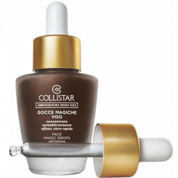 Autobronzant lichid Collistar Magic Drops Self Tanning Concentrate Ultra Rapid Effect (Gramaj: 30 ml, Concentratie: Autobronzant) de firma original