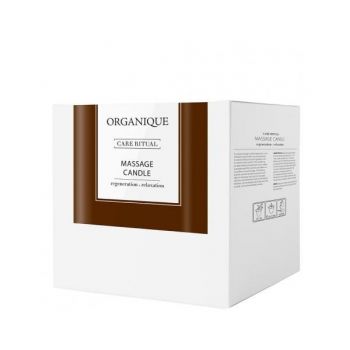 Candela pentru masaj cu mosc alb, Organique, 125 ml ieftin