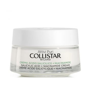 Crema de fata cu acid salicilic + niacinamide Collistar Attivi Puri, 50 ml ieftin