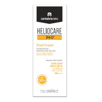 Crema protectie solara SPF 50+ Cantabria Labs Heliocare 360° Fluid Cream, 50 ml