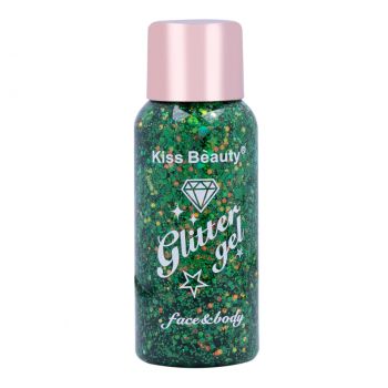 Glitter Gel Face & Body Kiss Beauty 09