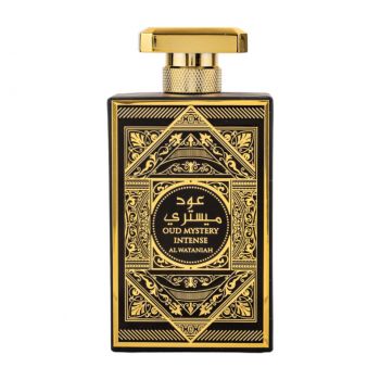 Oud Mystery Intense Al Wataniah, Apa de Parfum, Barbati, 100 ml (Concentratie: Apa de Parfum, Gramaj: 100 ml)