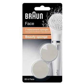 Rezerve Perie Faciala - Braun Face Beauty Sponge SE80-B, 2 buc ieftina