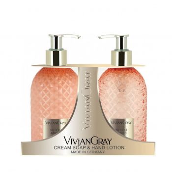 Set cadou Vivian Gray Neroli & Amber, Unisex, Sapun lichid, 300 ml + Crema de maini, 300 ml