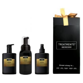 Set cosmetice Omani Hair & body shower Foam 250ml, Hand & body cream 200ml, Handgel 200ml de firma original