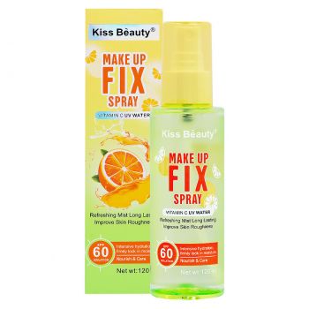Spray Fixare Machiaj SPF 60 Vitamin C, Kiss Beauty 120ml