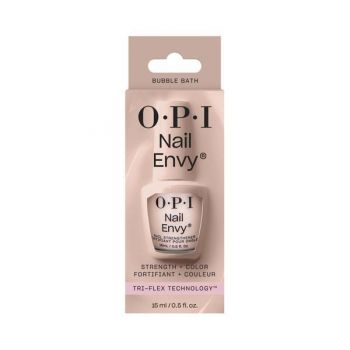 Tratament pentru intarirea unghiilor si culoare, OPI, Nail Envy, Bubble Bath, 15ml