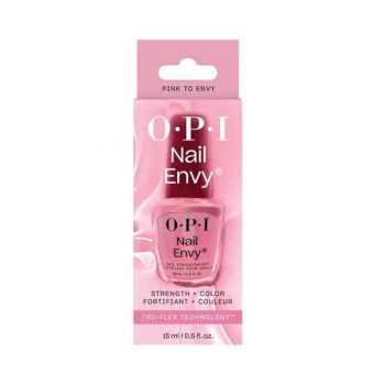 Tratament pentru intarirea unghiilor si culoare, OPI, Nail Envy, Pink to Envy, 15ml de firma original