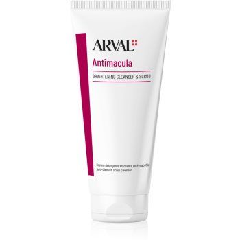 Arval Antimacula Brightening Cleanser & Scrub crema exfolianta pentru curatare pentru o piele mai luminoasa