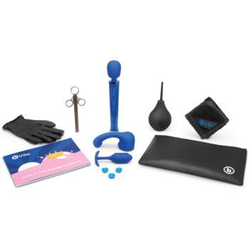 b-Vibe le WAND set de accesorii anale și pentru masaj blue de firma original