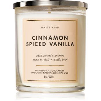 Bath & Body Works Cinnamon Spiced Vanilla lumânare parfumată