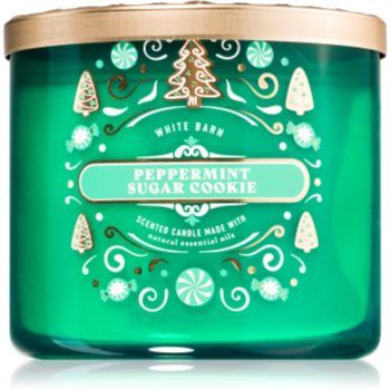 Bath & Body Works Peppermint Sugar Cookie lumânare parfumată