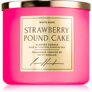 Bath & Body Works Strawberry Pound Cake lumânare parfumată