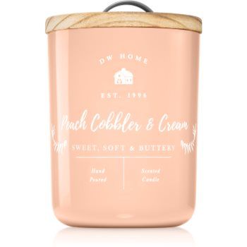 DW Home Farmhouse Peach Cobbler & Cream lumânare parfumată ieftin