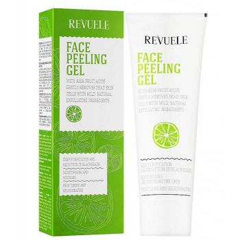 Gel facial exfoliant cu Acizi AHA din Fructe, Revuele, 80 ml