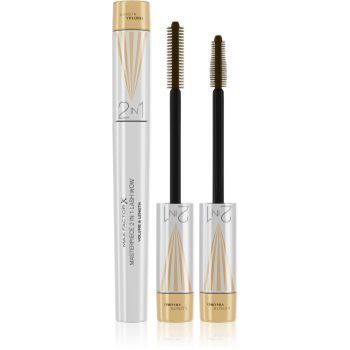 Max Factor Masterpiece Lash Wow mascara pentru extensie, rotunjire si volum perie 2 in 1