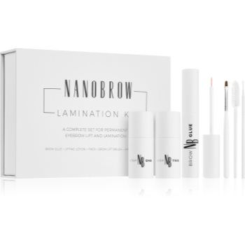 Nanobrow Lamination Kit set pentru aranjarea sprâncenelor ieftin