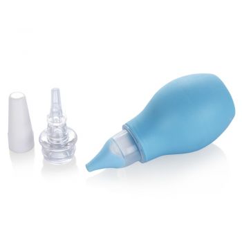 NUBY ASPIRATOR NAZAL + SET DE CURATARE URECHE 0LUNI+ 1BUC