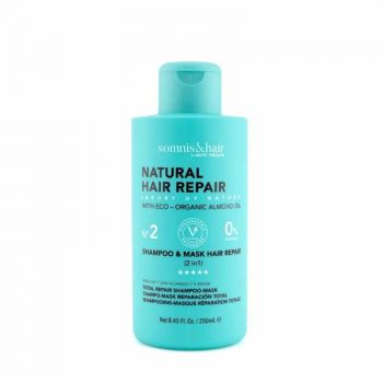 Sampon si Masca 2 in 1 pentru repararea parului uscat si deteriorat Hair Repair Somnis, 250 ml