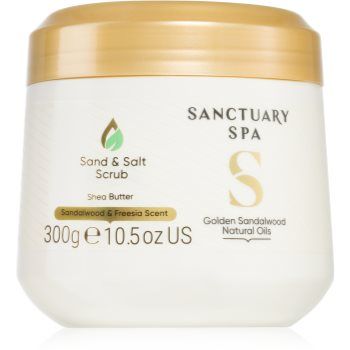 Sanctuary Spa Golden Sandalwood sare pentru exfoliere pentru corp ieftin