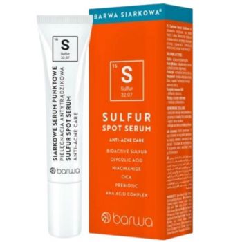 Ser facial antiacneic cu sulf, Barwa, 15 ml ieftin