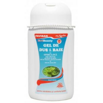 SHORT LIFE - Gel de Dus si Baie cu Spirulina Favibeauty Favisan, 300 ml