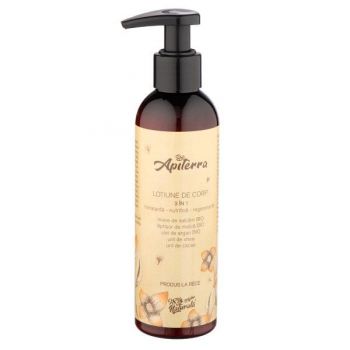SHORT LIFE - Lotiune de Corp 3 in 1 Apiterra, Apicola Pastoral Georgescu, 200 ml