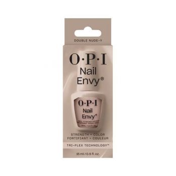 Tratament pentru intarirea unghiilor si culoare, OPI, Nail Envy, Double Nude-Y, 15ml