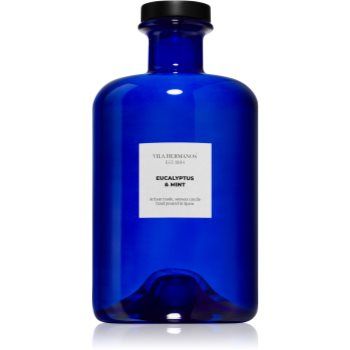 Vila Hermanos Apothecary Cobalt Blue Eucalyptus & Mint aroma difuzor cu rezervã de firma original