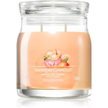 Yankee Candle Mango Ice Cream lumânare parfumată Signature de firma original