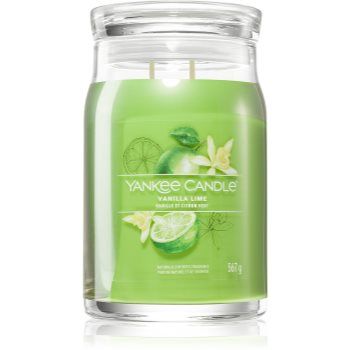 Yankee Candle Vanilla Lime lumânare parfumată Signature de firma original